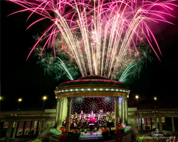 Fireworks at Eastbourne Bandstand